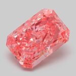 2.06 Carat Fancy Vivid Pink Cut Cornered Rectangular Mixed Cut Lab Grown Diamond | VVS2 | IGI Certified | ARM941