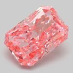 2.07 Carat Fancy Vivid Pink Cut Cornered Rectangular Modified Brilliant Lab Grown Diamond | VVS2 | IGI Certified | ARM947