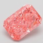 3.06 Carat Fancy Vivid Pink Cut Cornered Rectangular Modified Brilliant Lab Grown Diamond | VVS2 | IGI Certified | ARM971