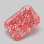 3.06 Carat Fancy Vivid Pink Cut Cornered Rectangular Modified Brilliant Lab Grown Diamond | VS1 | IGI Certified | ARM972
