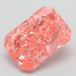 3.1 Carat Fancy Vivid Pink Cut Cornered Rectangular Modified Brilliant Lab Grown Diamond | VVS2 | IGI Certified | ARM981