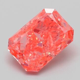 3.56 Carat Fancy Vivid Pink Cut Cornered Rectangular Modified Brilliant Lab Grown Diamond | VS1 | IGI Certified | ARM1001