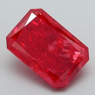 3.59 Carat Fancy Vivid Pink Cut Cornered Rectangular Modified Brilliant Lab Grown Diamond | VS1 | IGI Certified | ARM1002