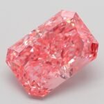 4.06 Carat Fancy Vivid Pink Cut Cornered Rectangular Modified Brilliant Lab Grown Diamond | VS1 | IGI Certified | ARM1005