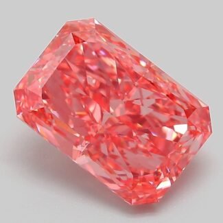 4.09 Carat Fancy Vivid Pink Cut Cornered Rectangular Modified Brilliant Lab Grown Diamond | VS1 | IGI Certified | ARM1007