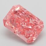 4.23 Carat Fancy Vivid Pink Cut Cornered Rectangular Modified Brilliant Lab Grown Diamond | VVS2 | IGI Certified | ARM1012