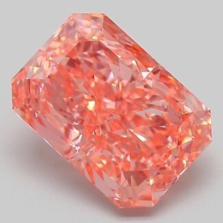 4.62 Carat Fancy Vivid Pink Cut Cornered Rectangular Modified Brilliant Lab Grown Diamond | VS1 | IGI Certified | ARM1013