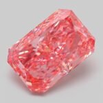 5.05 Carat Fancy Vivid Pink Cut Cornered Rectangular Modified Brilliant Lab Grown Diamond | VS1 | IGI Certified | ARM1014