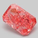 5.32 Carat Fancy Vivid Pink Cut Cornered Rectangular Modified Brilliant Lab Grown Diamond | VVS2 | IGI Certified | ARM1017
