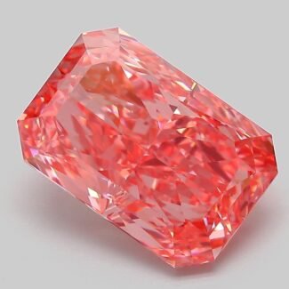 5.32 Carat Fancy Vivid Pink Cut Cornered Rectangular Modified Brilliant Lab Grown Diamond | VVS2 | IGI Certified | ARM1017