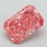 5.49 Carat Fancy Vivid Pink Cut Cornered Rectangular Modified Brilliant Lab Grown Diamond | VVS2 | IGI Certified | ARM1018