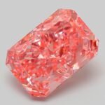 5.67 Carat Fancy Vivid Pink Cut Cornered Rectangular Modified Brilliant Lab Grown Diamond | VVS2 | IGI Certified | ARM1019