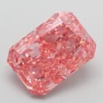 6.26 Carat Fancy Vivid Pink Cut Cornered Rectangular Modified Brilliant Lab Grown Diamond | VS1 | IGI Certified | ARM1022