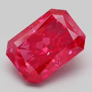 7.54 Carat Fancy Vivid Pink Cut Cornered Rectangular Modified Brilliant Lab Grown Diamond | VVS2 | IGI Certified | ARM1025