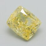 0.98 Carat Fancy Intense Yellow Cushion Modified Brilliant Lab Grown Diamond | VVS2 | IGI Certified | ARM1028