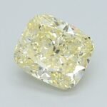 1.26 Carat Fancy Intense Yellow Cushion Brilliant Lab Grown Diamond | VS1 | IGI Certified | ARM1032