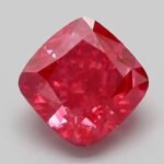 2.07 Carat Fancy Vivid Pink Square Cushion Modified Brilliant Lab Grown Diamond | VS1 | IGI Certified | ARM148